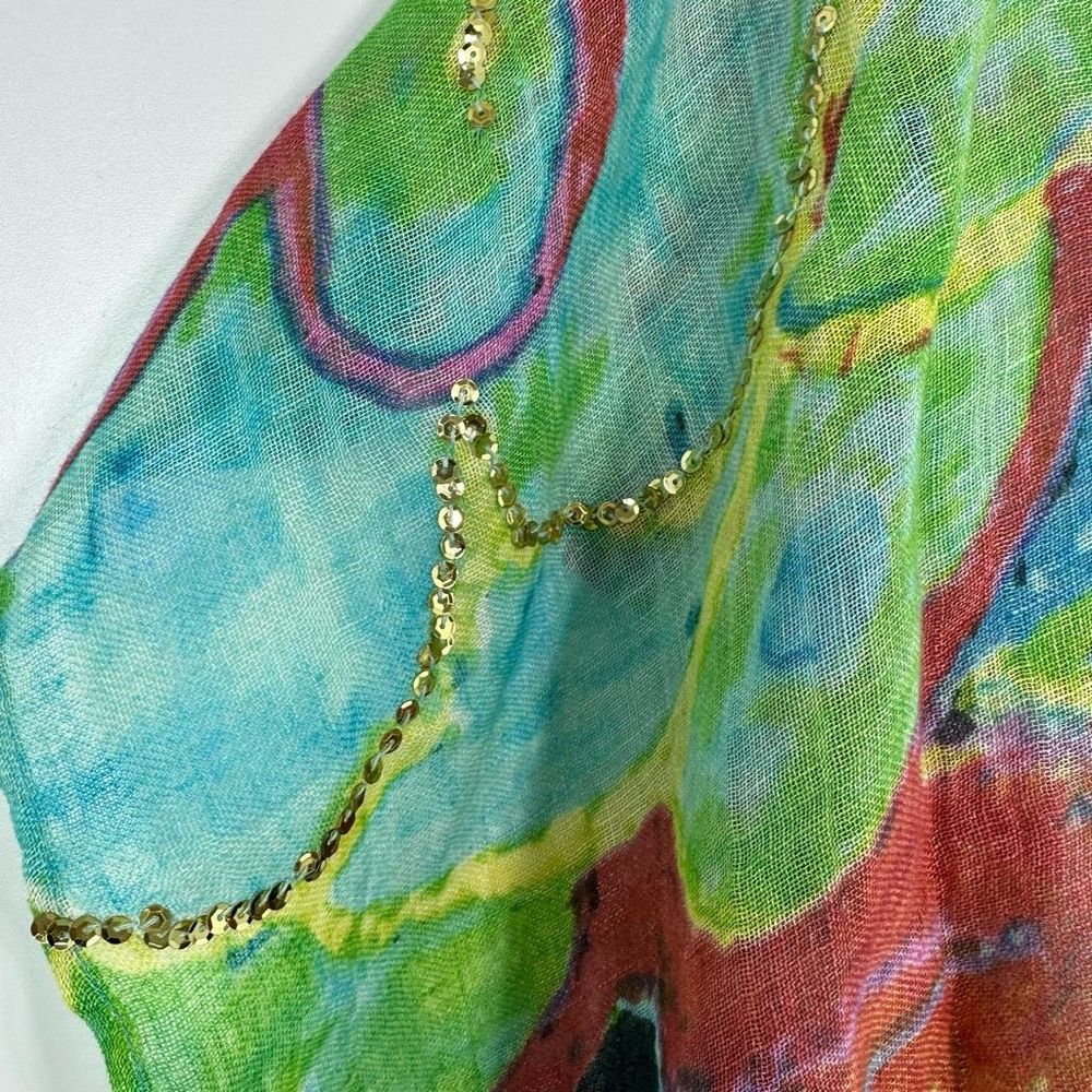 Chico's Multicolor Artistic Wrap - image 7